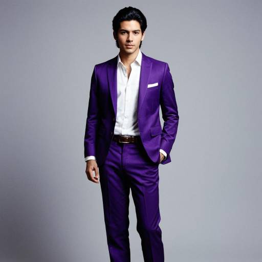 Prince-Inspired Purple Suit Costume for Boys