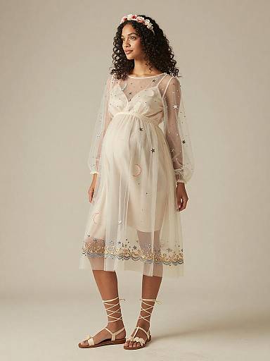 Ethereal Maternity Fairy Fashion Portrait