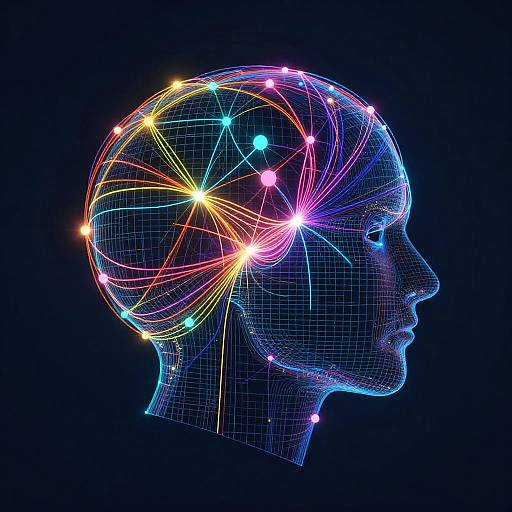 AI Neural Network Abstract Visualization