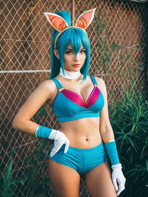 Cosplay Woman in Bulla (Bra) Costume