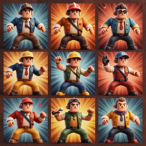 Dynamic Personality Cartoon Characters