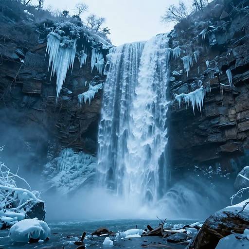 Ethereal Icy Cascade in Forgotten Realm
