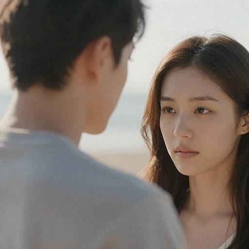 Intimate Moment in Bright Sunlight