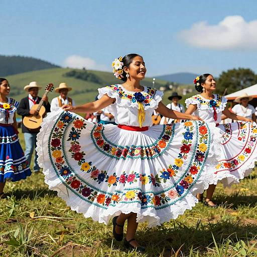 Colombian Cumbia Dance Celebration