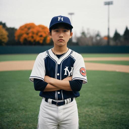 Young Baseball Player in Uniform