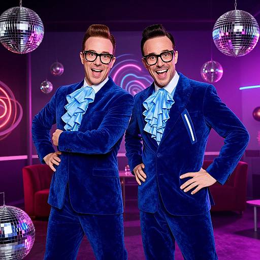 Austin Powers Twins Retro Costume Duo