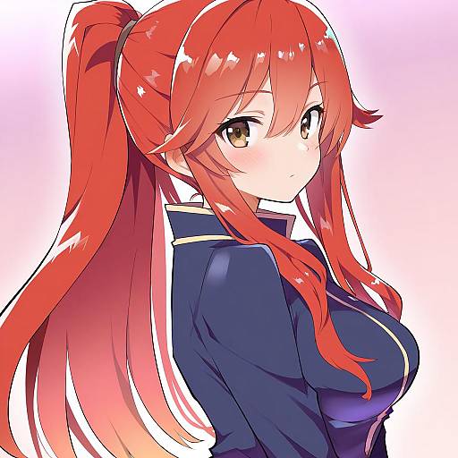 Illustration of Anna (fire emblem), fire emblem in the style of Caburi