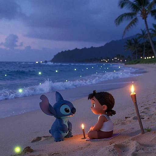Lilo and Stitch Magical Beach Twilight