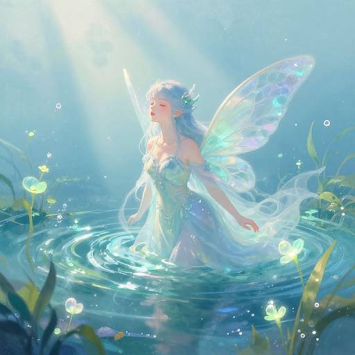 Mystical Water Spirit Guardian