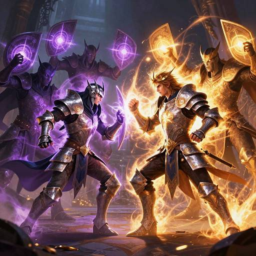 Kalashtar Paladin vs Shadowy Enemies