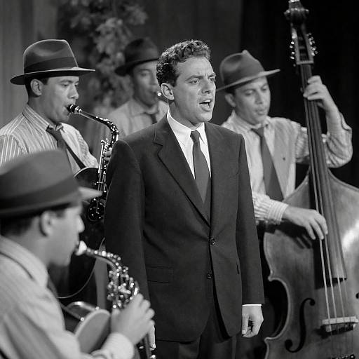 1930s Jazz Band Black-and-White Photo