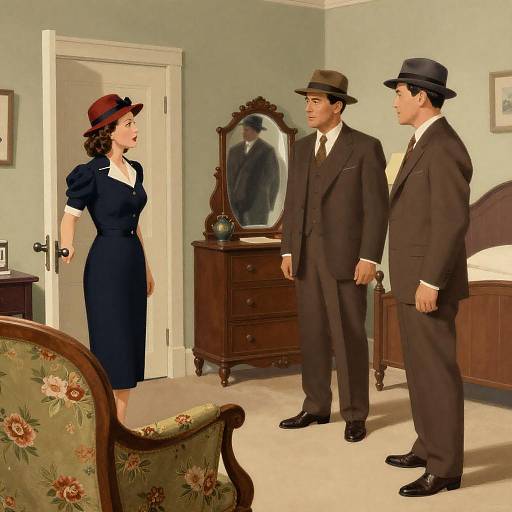 1930s Vintage Movie Poster Illustration