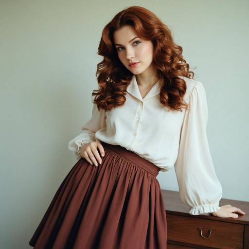 Elegant 1990s Véronique Cosplay Costume
