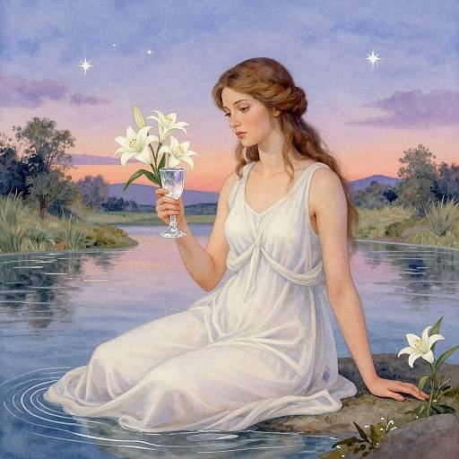 Mystical Temperance by Twilight River