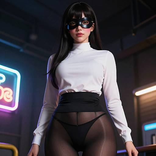 Ultra-Realistic Seductive Female Portrait 8K