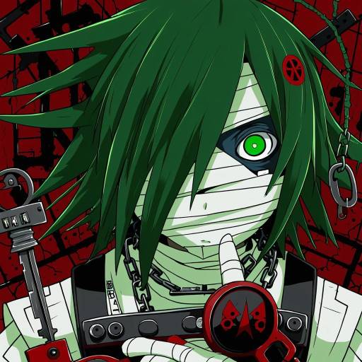 Illustration of A.b.a, guilty gear in the style of Inuinui