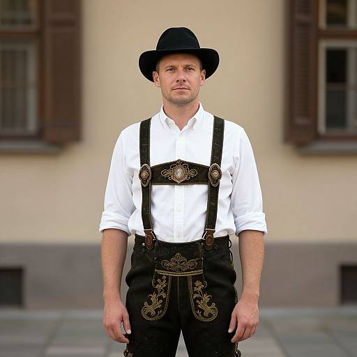 Traditional German Man in Costume