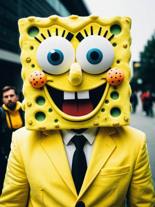 Spongebob Costume Cosplay Photography