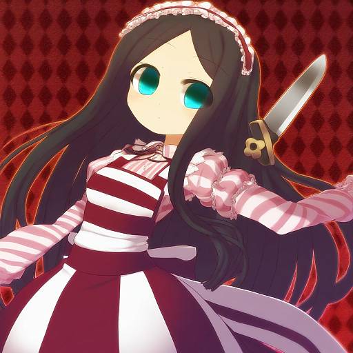 Illustration of Alice liddell (american mcgee's alice), american mcgee's alice in the style of Kuresento