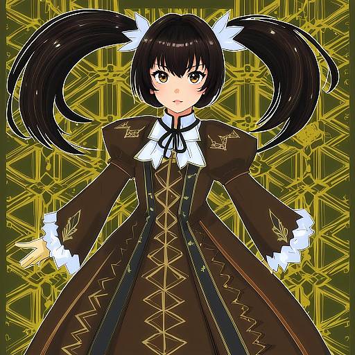 Illustration of Anise tatlin, tales of (series) in the style of Aaaa (quad-a)