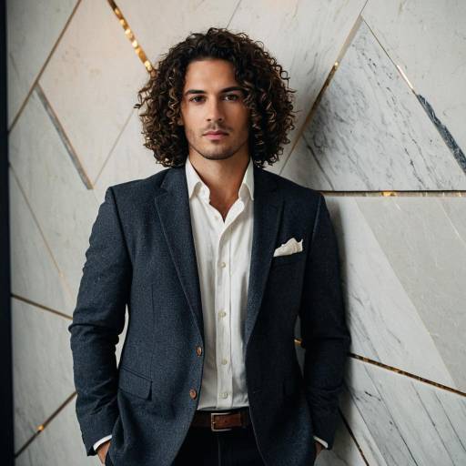 Refined Executive in Semi-Formal Outfit