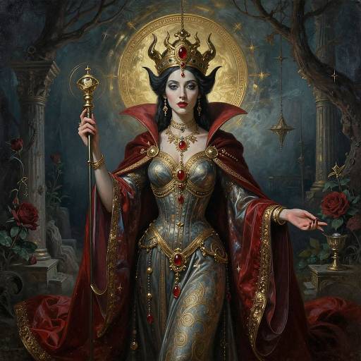 Surreal Ancient Vampire Princess Art