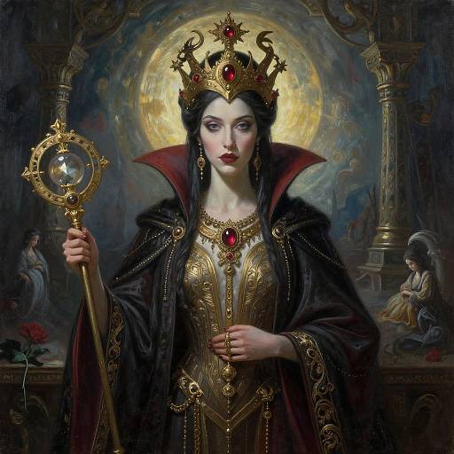 Surrealistic Ancient Vampire Princess