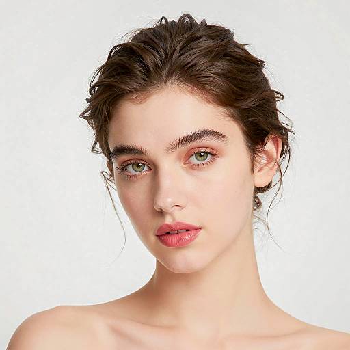 Portrait of a Young Woman with Elegance