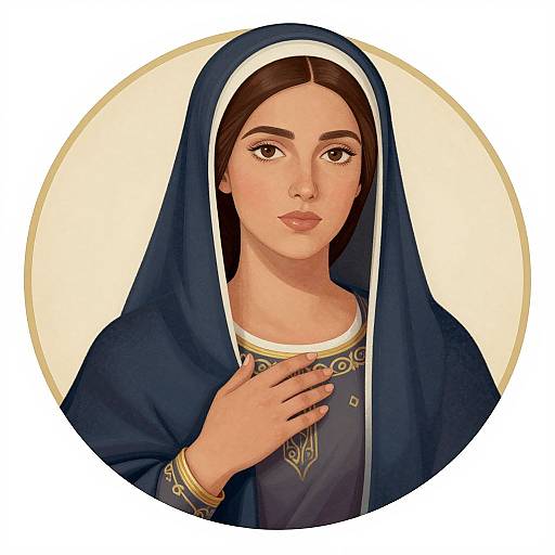 Artistic Portrait of Jewish Woman