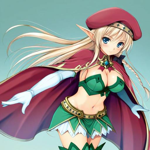 Illustration of Alleyne (queen's blade), queen's blade in the style of Yashin (yasinz)