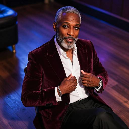 Vintage Jazz Club Fashion Portrait