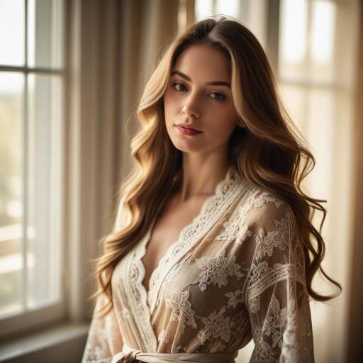 Glamorous Portrait of Young Woman