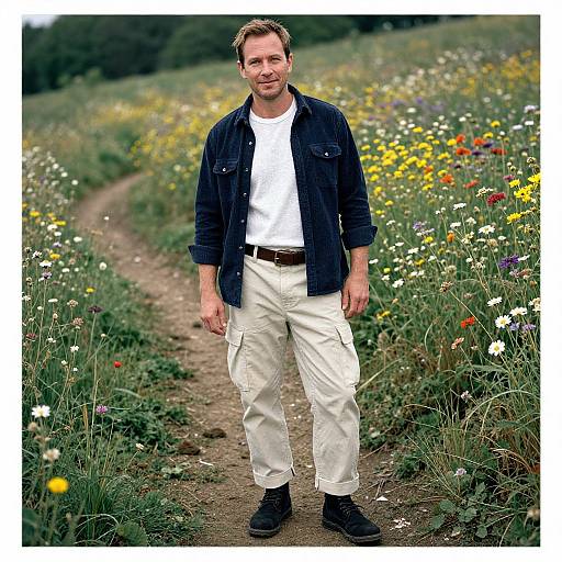 Man in Rugged Outdoor Style