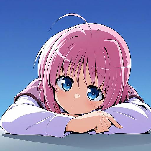 Illustration of Caro ru lushe, lyrical nanoha in the style of Toudori