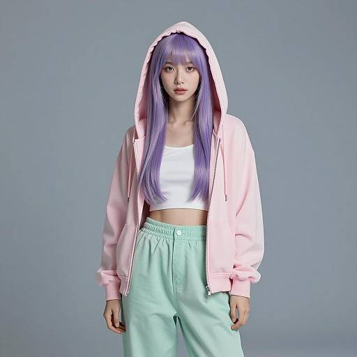 Chill Squip Costume in Pastel Colors