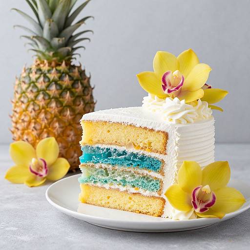 Tropical Bahama Mama Cake Elegance