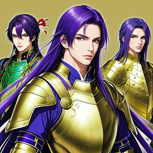 Illustration of Hachisuka kotetsu, touken ranbu in the style of Yamakawa