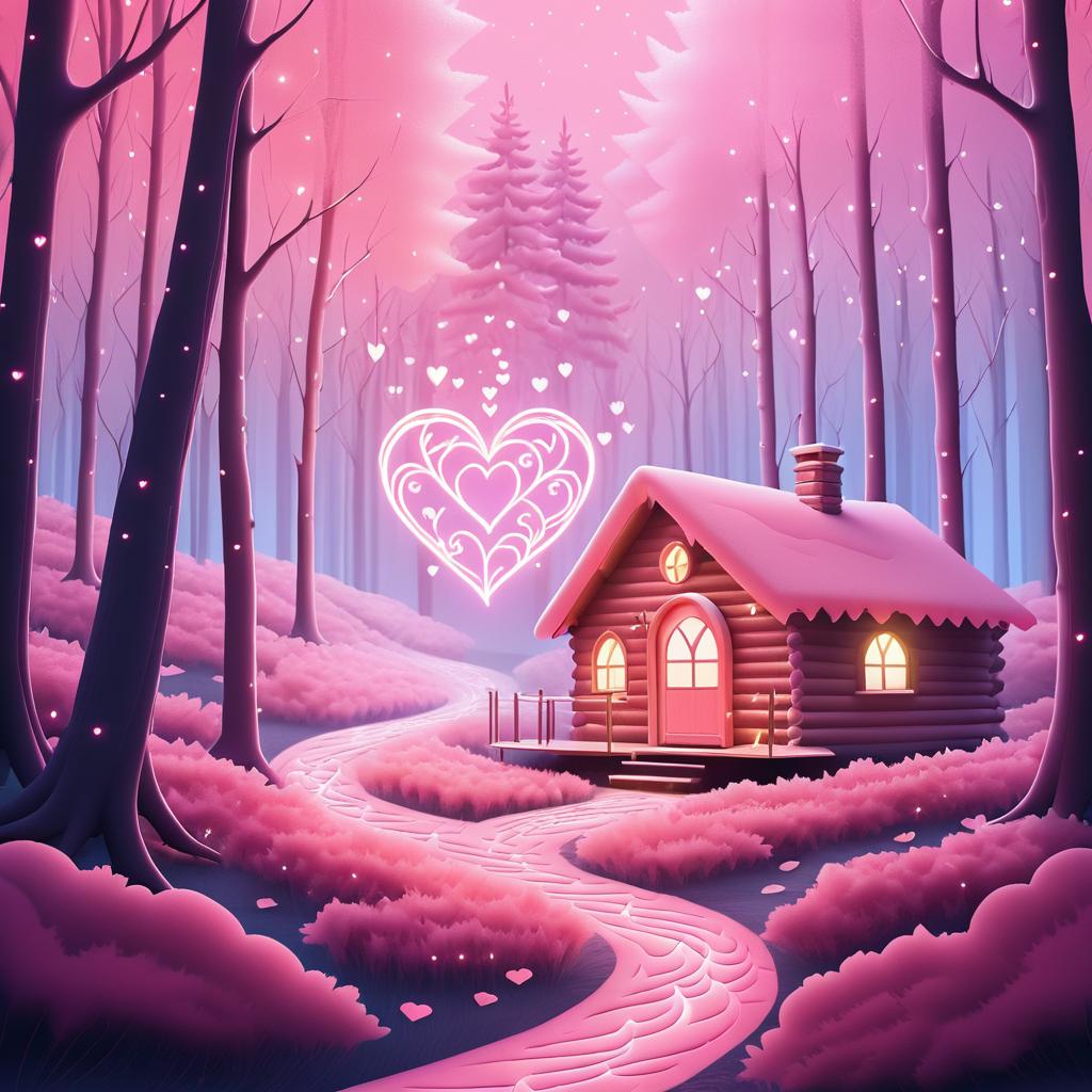 Enchanted Valentine's Day Forest Retreat