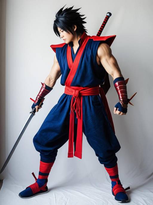 Strider Hiryu Cosplay with Sword
