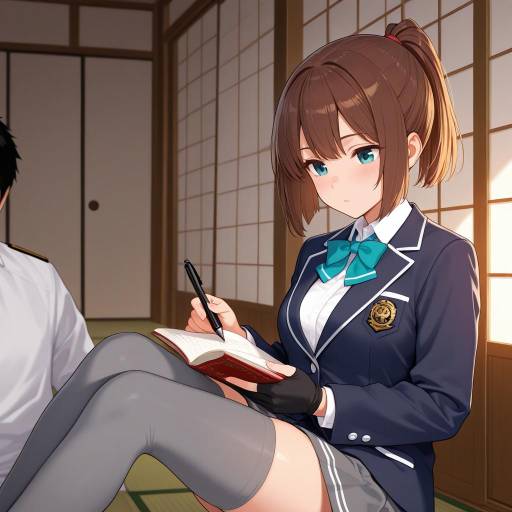 Cozy Intimate Scene with Admiral Kancolle