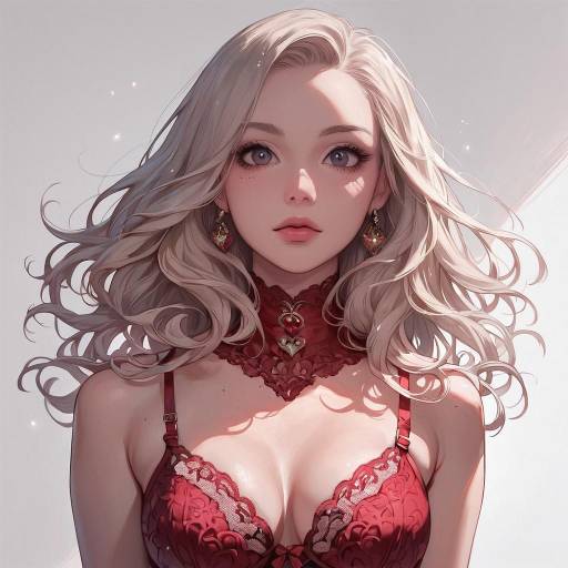 Sensual Portrait of a Woman in Lingerie Sensual Portrait of a Woman in Lingerie