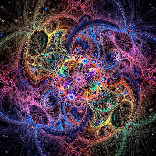 Infinite Fractal Geometric Art