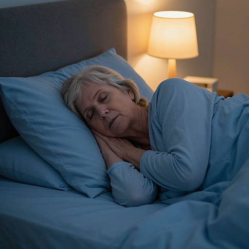 Peaceful Senior Woman Sleeping