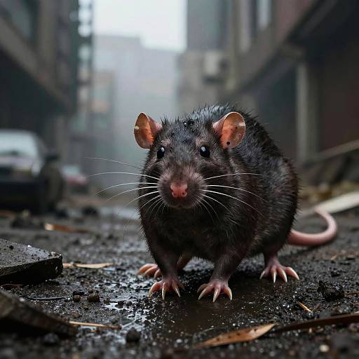 Post-Apocalyptic Rat-Human Hybrid