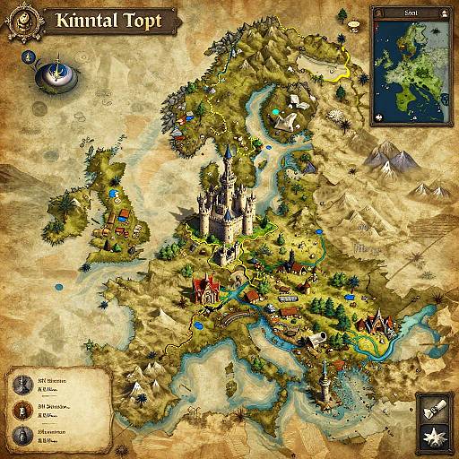 Medieval Fantasy Kingdom Map Generator