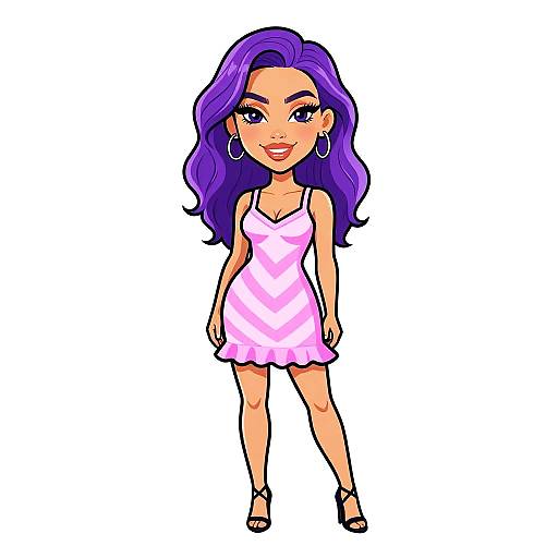 Smiling Woman in Chic Knit Mini Dress