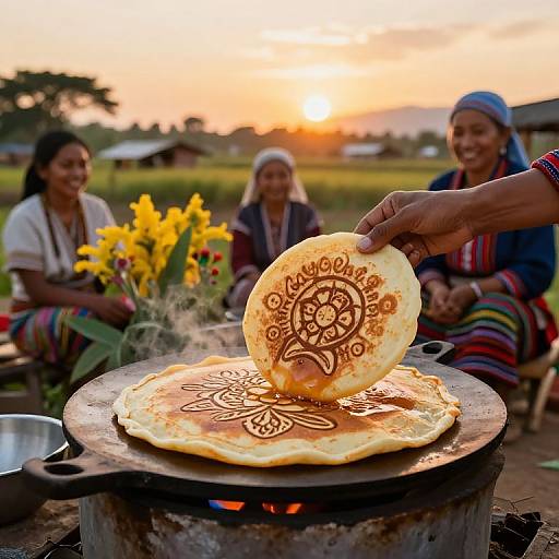 Handcrafted Terupancake in Sunset Kitchen