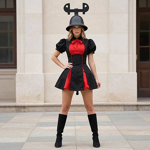 Woman in Saved by the Bell Costume