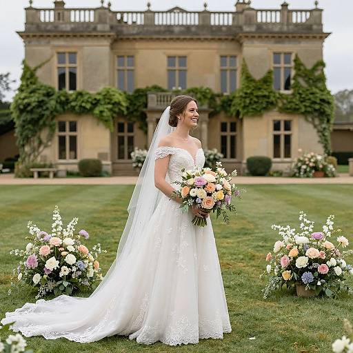 Springtime Elegance Country Wedding