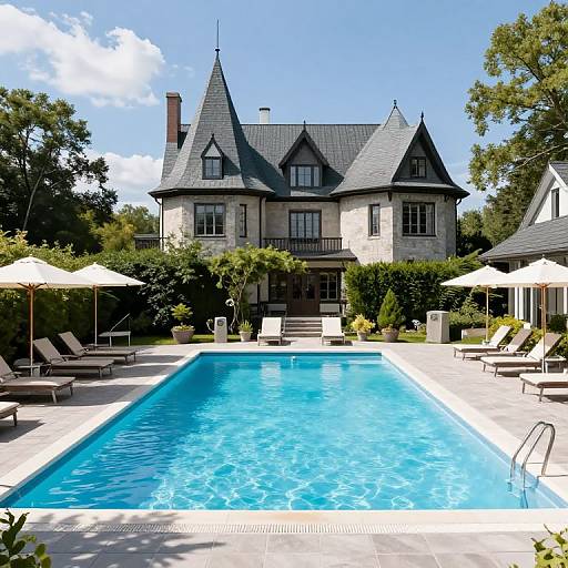 Le Manoir Outdoor Pool at Mont-Tremblant